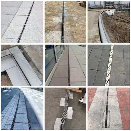 排水沟盖板线性一体式排水沟弧形盖板排水沟U式盖板缝隙型槽