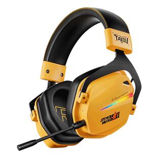 钛度THS326甲胄电脑耳机头戴式无线四模游戏电竞耳麦听声辨位2.4G