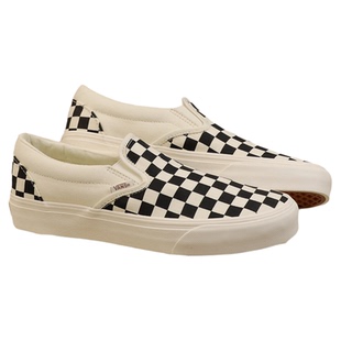 VANS范斯SLIP-ON VR3经典黑白棋盘格一脚蹬情侣帆布鞋VN0007NC1KP