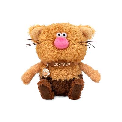 巴迪宝思咖啡猫毛绒玩具