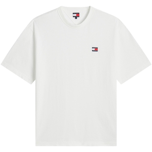 【宽松重磅】Tommy26春夏新款男装纯色短袖/【休闲合身】刺绣T恤