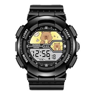 卡皮巴拉周边学生党手表可定制礼物智能防水电子儿童闹钟手表