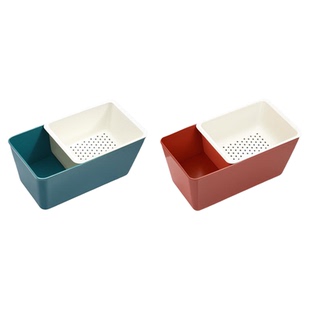 懒人水果盘沥水篮客厅家用放糖果零食收纳托盘嗑吃瓜子盒坚果