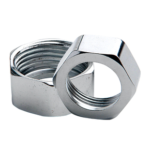 304不锈钢波纹管螺帽接头4分6分1寸铜螺母进水软管螺纹管配件