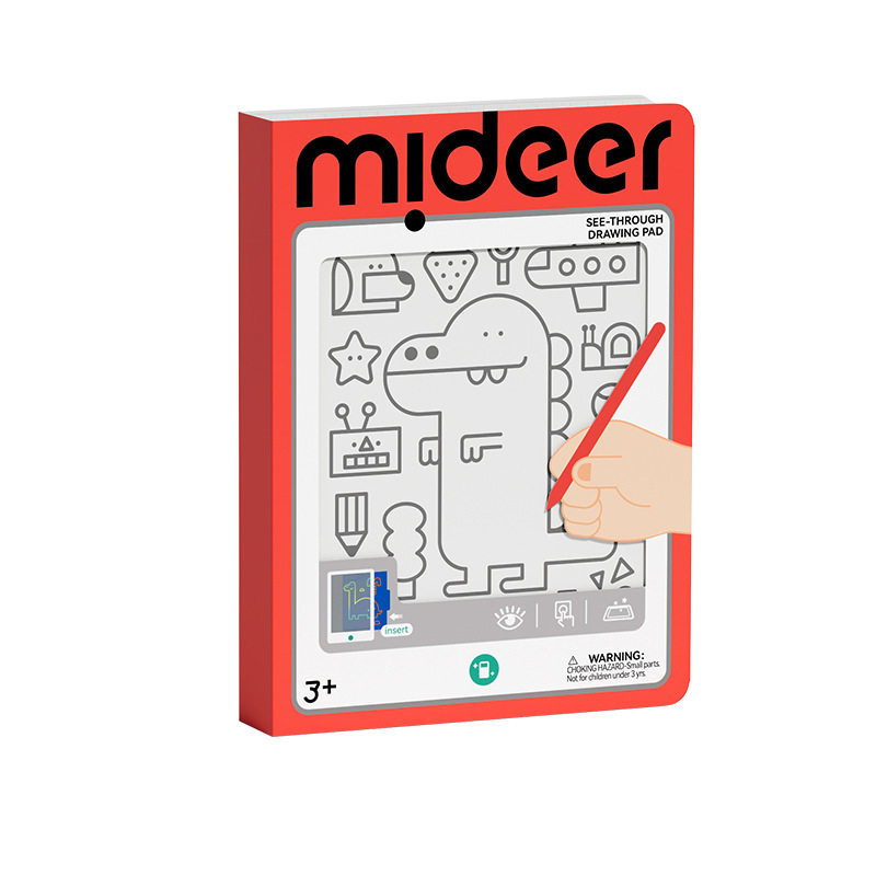 mideer弥鹿儿童画板一岁宝宝涂鸦家用可消除擦磁吸液晶手写字黑板