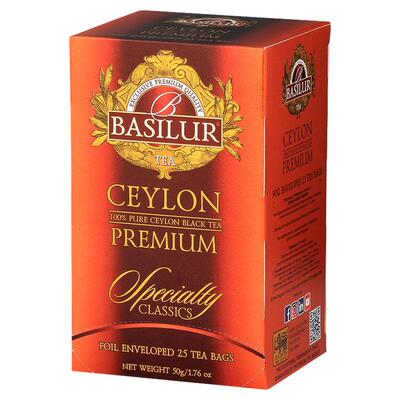 BASILUR宝锡兰经典精品锡兰红茶25片袋泡茶 独立包装斯里兰卡进口