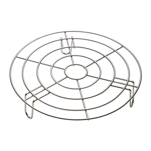 高压锅蒸架304不锈钢蒸隔网新型内蒸笼隔水蒸架高脚万能通用蒸片