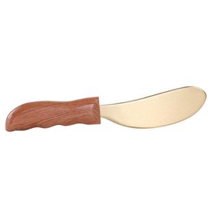 黄铜刮痧板肩颈背部专用脸部全身通用虎符砭法李氏正品纯铜刮痧刀