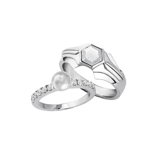 AWNL北欧M陨石星域七海之戒情侣戒指欧美时尚新年礼物送礼