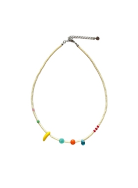 彩色进口米珠彩色多巴胺项链韩系
