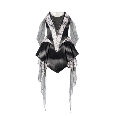 虚轨y3k机械圣徒未来感连衣裙