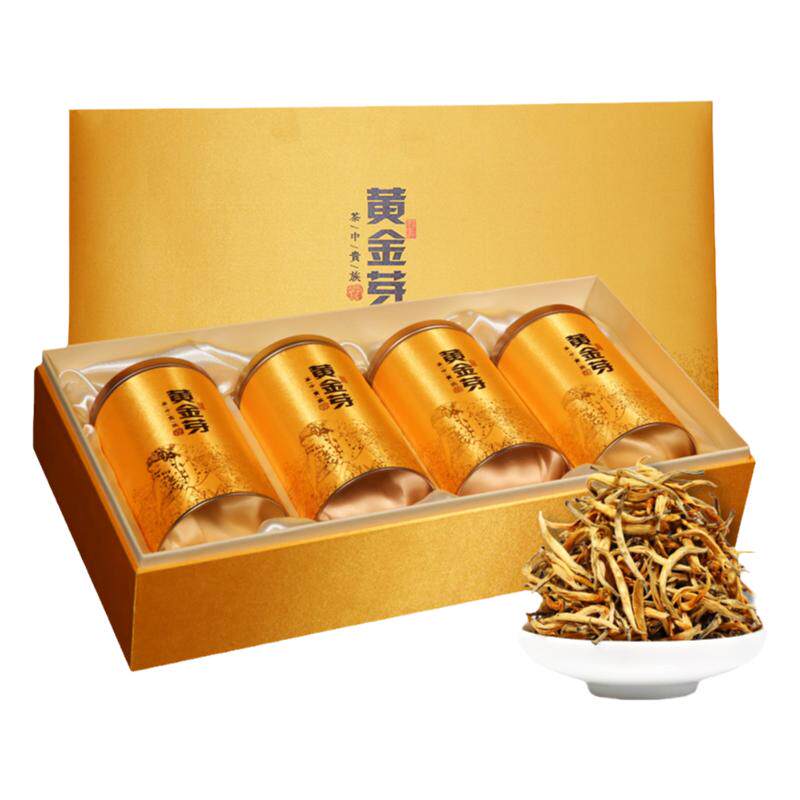 凤庆滇红茶黄金芽礼盒茶送礼