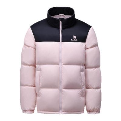 火炉骆驼羽绒服女冬季鸭绒加厚防风立领保暖防泼水面包服运动外套