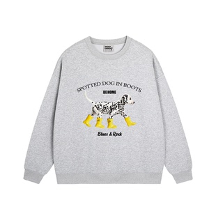 oversize大版宽松黑色无帽卫衣女2025新款韩系慵懒风秋冬加绒上衣