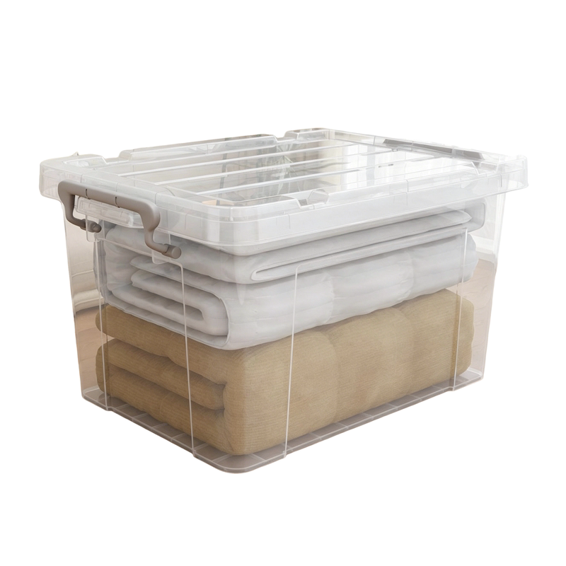 透明家用超大号收纳箱衣物玩具可