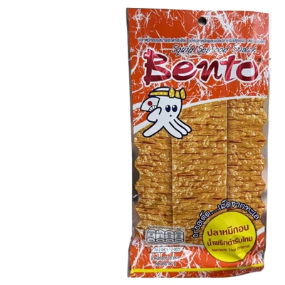 泰国本土711bento拌多乐超味鱿鱼片甜辣香辣手撕即食鱿鱼干零食