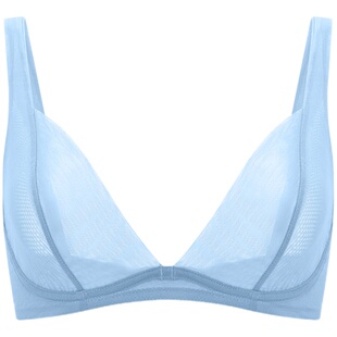 TWOPIECESuperHot钢圈色彩网纱纯欲性感内衣女薄款内衣女文胸