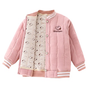 史努比儿童保暖裤男女童校服神器内搭套装冬季小学生加厚高初中生