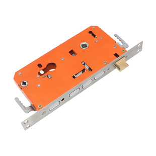 防盗门锁体通用型家用全套装大门锁不锈钢老式入户门指纹锁具锁芯