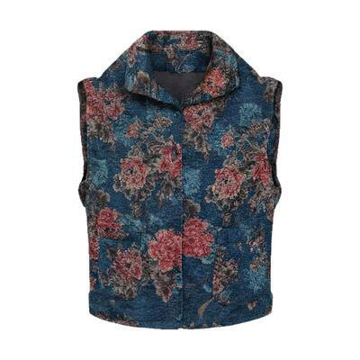 奶奶装无袖中老年宽松坎肩背心