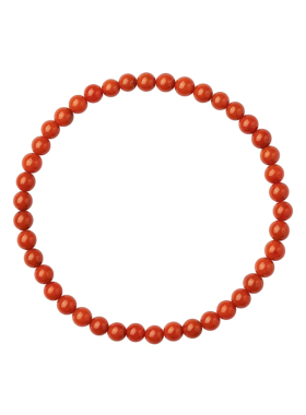 天然原矿南红手链柿子红凉山玛瑙