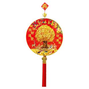2026新款电动摇钱发财树喜庆挂件新年春节装饰过年挂饰高档创意