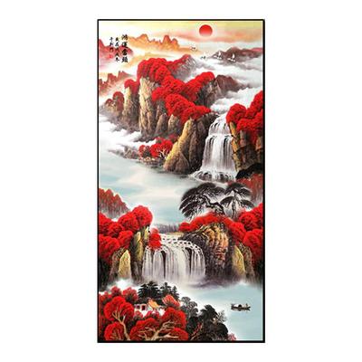 鸿运当头入门玄关走廊过道装饰画