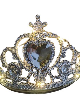 儿童冰雪奇缘皇冠魔法棒套装爱莎公主套装头饰小女孩发箍王冠女童