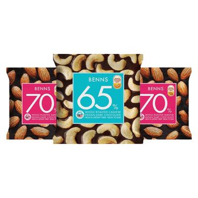 benns果仁巧克力纯可可脂