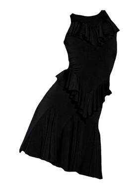 爱热威拉丁舞夏季女童练功服