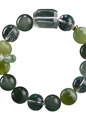 【喜木补木】五行聚能环水晶手串