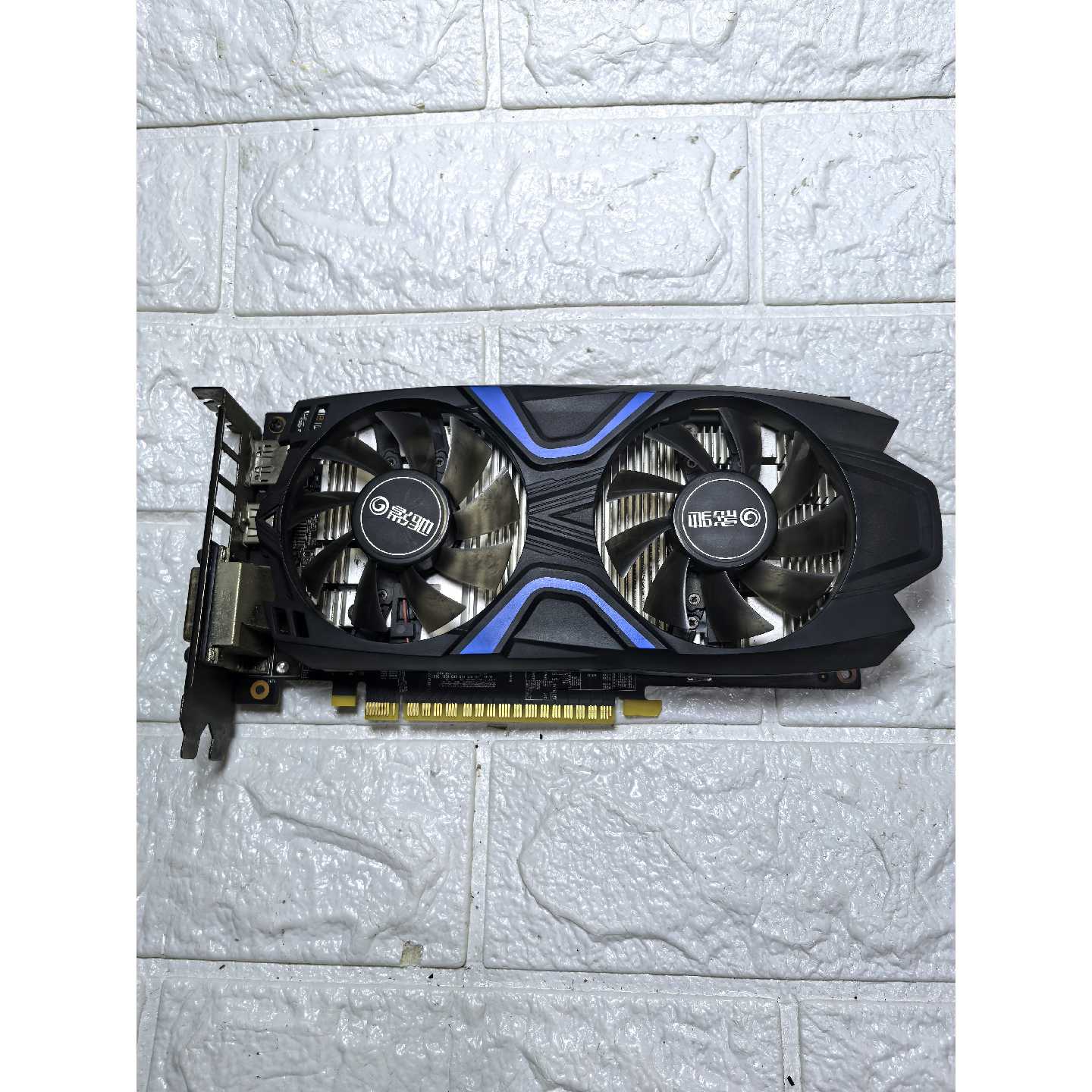 议价原装拆机影驰大将GTX1050Ti4G显卡双风扇散热维修