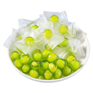 棵力果青柠味vc清润剥皮果汁软糖散装糖果橡皮糖零食批发网红爆款
