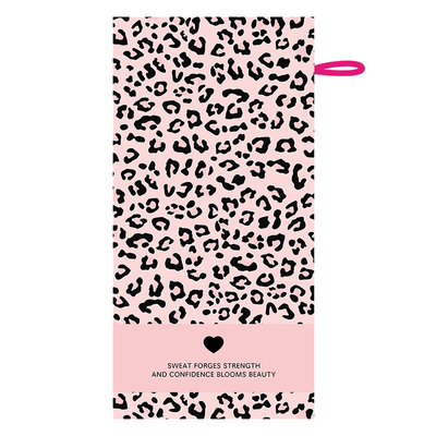 豹纹健身铺巾运动毛巾