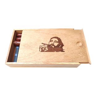 进口西班牙雪松木盒雪茄保湿盒便携式随身10支套装实木醇化雪茄盒