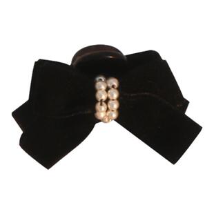 GUKUALI 春夏丝绒蝴蝶机抓夹一对可爱甜美少女大发夹子发饰头饰