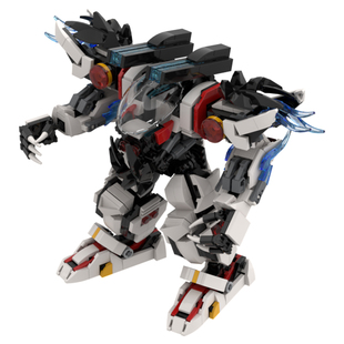 MOC可载人迷你机甲积木男孩子益智拼插组装拼装玩具手办礼物模型