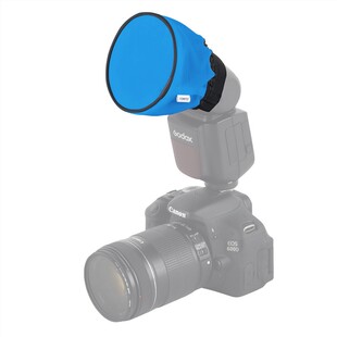 适用神牛V100/V1Pro/AD100闪光灯柔光罩圆形五色布罩影棚设备配件