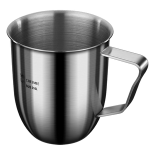 加厚316不锈钢啤酒杯家用水杯果汁杯咖啡杯牛奶杯高颜值学生喝水