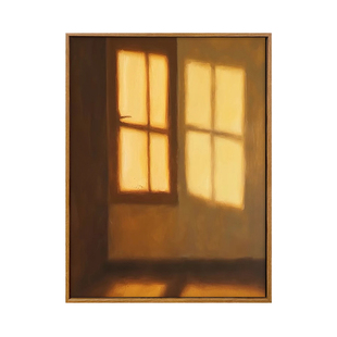 窗外光影DIY数字油画丙烯油彩画手工艺术品小众简约高级感装饰画