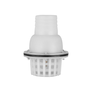 自吸泵底阀PVC塑料过滤网罩止回阀1寸水泵逆止过滤进水头莲蓬头