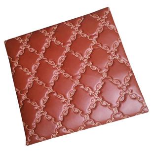 防盗门 软包刺绣皮革面料炕围床头翻新ktv背景房车内饰带海绵材料