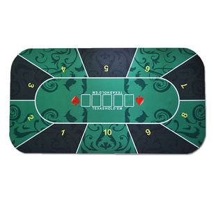 德州扑克橡胶垫桌布台布百家乐骰子骰宝黑杰克桌垫台泥游戏绒布