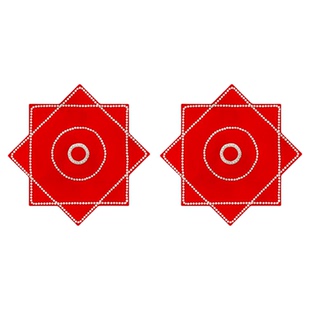 辣妞妞手绢花舞蹈专用儿童新年跳舞演出手持麻纱八角巾秧歌舞道具