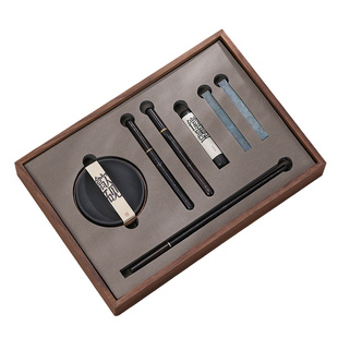 宣品书房称心文房套装礼盒毛笔砚台墨锭镇纸半生熟宣纸钢笔硬笔书法绘画创意高端企业商务可定制礼品套装