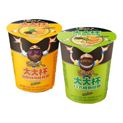 统一汤达人方便面大大杯整箱杯装