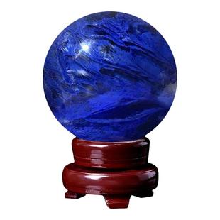 包邮汉白玉萤石夜明珠夜光石发光球原石摆件水晶礼品底座超亮