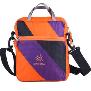 杉木山装挎包女斜挎户外单肩包男大容量撞色轻便放平板夏季休闲包