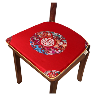 新中式红木沙发坐垫实木椅垫四季通用椅垫官帽椅办公室椅垫可定制