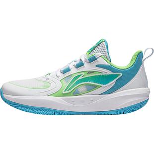 李宁童鞋篮球鞋男女大童款光能Pre回弹圆头青少年抗菌低帮运动鞋